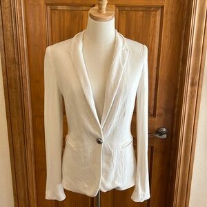 Zara White Blazer